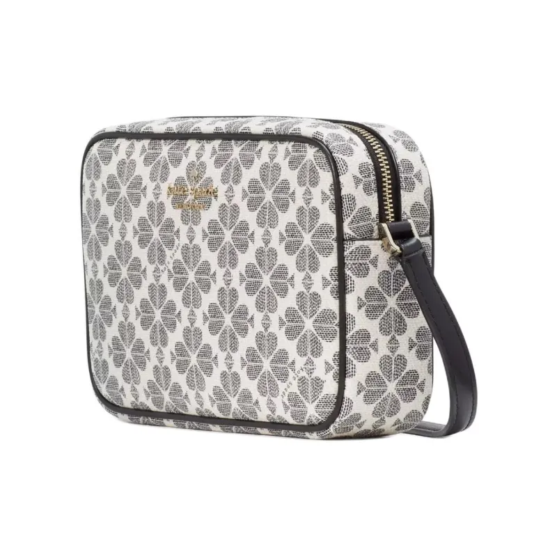Kate Spade PVC Shoulder Bag, Crossbody Bag Mini Women's Black-1