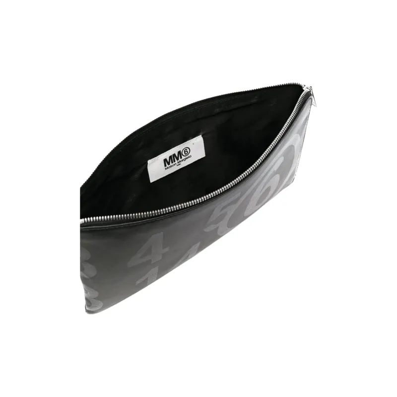 MM6 Maison Margiela Polyester Clutch Women's Black-3