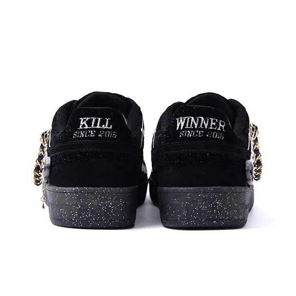 KILLWINNER Skateboard Shoes Unisex Low Top Black-3