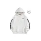 White Hooded Fleece-Lined