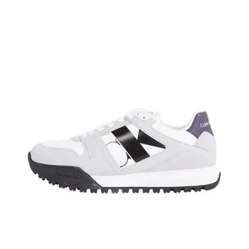CKJ CALVIN KLEIN JEANS Low-Top Casual Shoes Women's Gray White