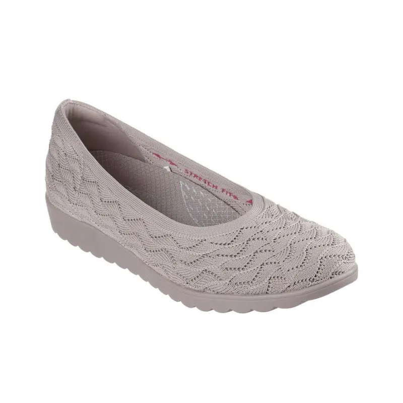 Skechers ARCH FIT CLEO Anti-Slip Wear-Resistant Low-Top Casual Shoes Women's Taupe-2