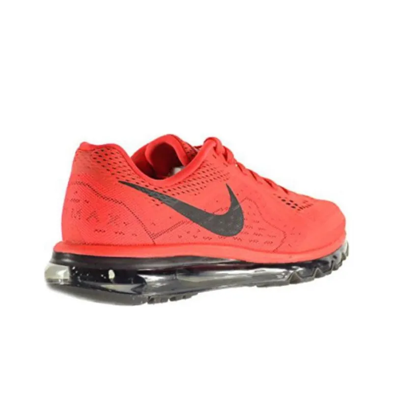 Nike Air Max 2014 Cushioned Slip-Resistant Breathable Low-Top Running Shoes Men's Red Black-2