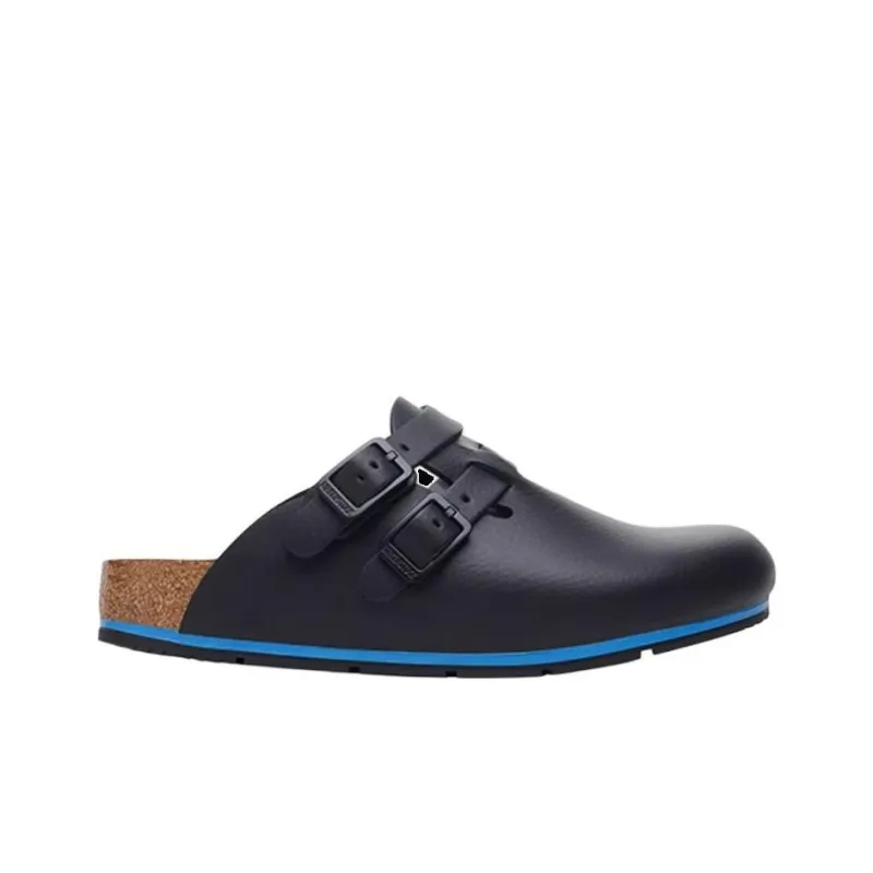 Birkenstock Kay Slip Resistant Wrap toe Slippers Women's Black Narrow Fit-1