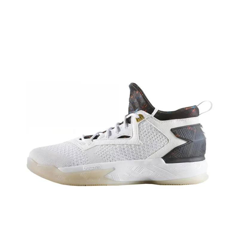 Adidas D Lillard 2 White Multi Color-0
