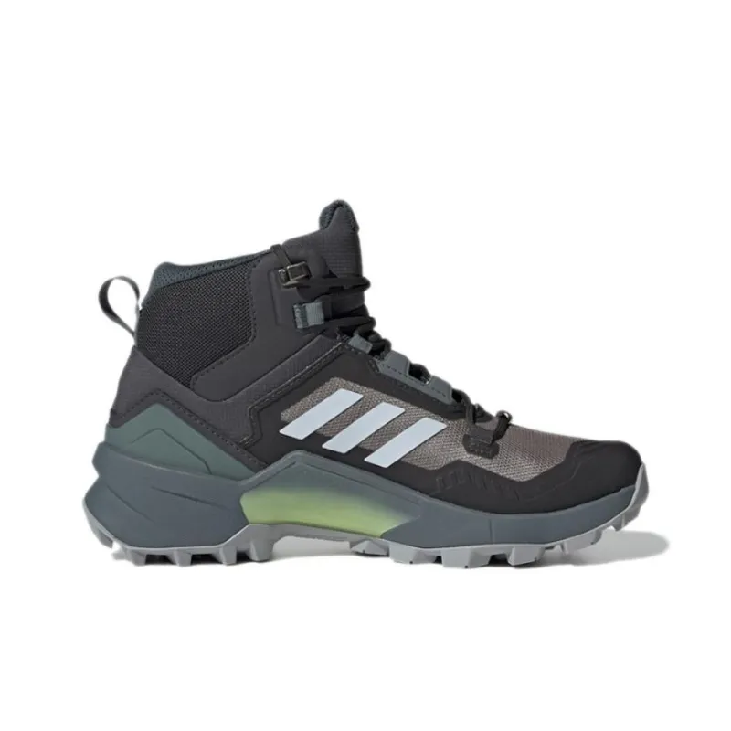 Adidas Terrex Swift R3 Mid Gore-Te Anti-Slip Wear-Resistant Mid-Top Hiking Shoes Women's Black Gray Color-1