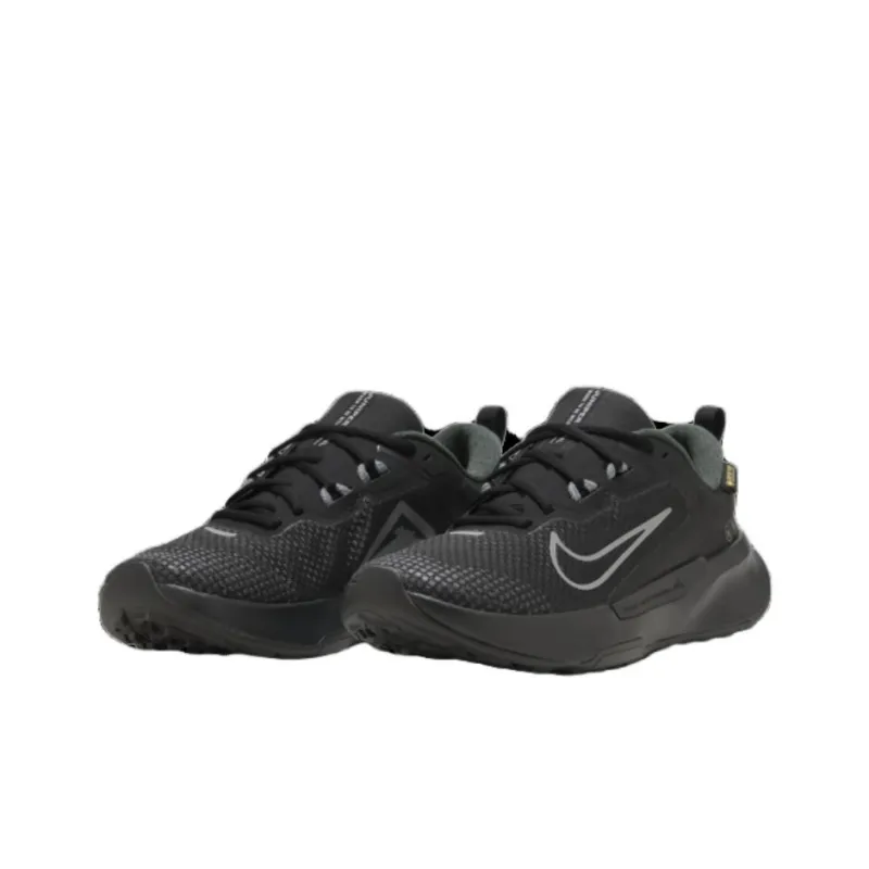 Nike Juniper Trail 2 Slip Resistant Water Resistant Low Top Trail Running Running Shoes Women's Black-2