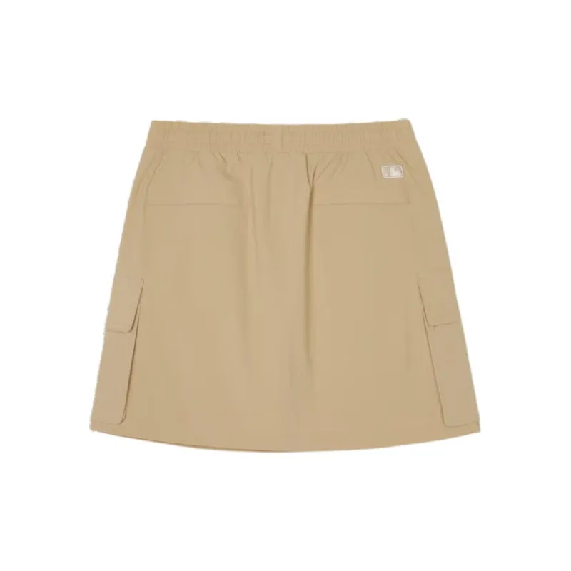 MLB New York Yankees Cargo Short Skirts Women's Khaki-1
