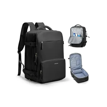 LANDCASE Nylon University Student Laptop Bag Backpack Unisex Mint Green/Army Green/Ecru/Black