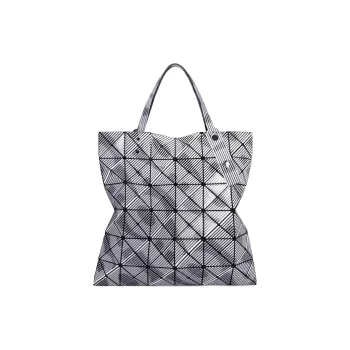ISSEY MIYAKE Polyvinyl Chloride Resin Tote Bag Shopping Bag Handbag Women's Gray