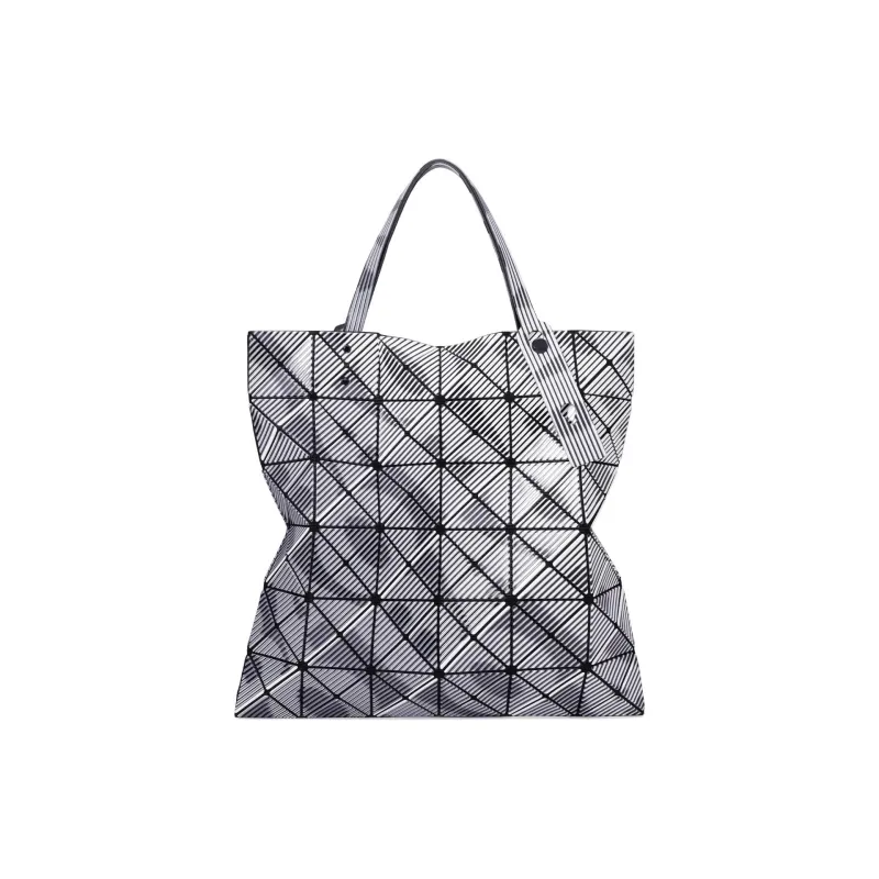 ISSEY MIYAKE Polyvinyl Chloride Resin Tote Bag Shopping Bag Handbag Women's Gray-0