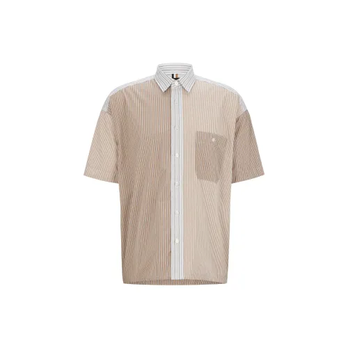 HUGO BOSS Shirts Men Beige