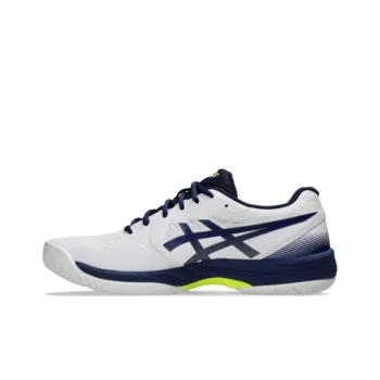 Asics Gel Court Hunter 3 Low Top Training Shoes Men's White Blue