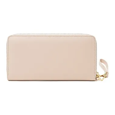 Ancient Yi Xi Cow Leather Chinese Fashion Trend Niche Wallet Clutch Women's Light Cherry Blossom Pink-2