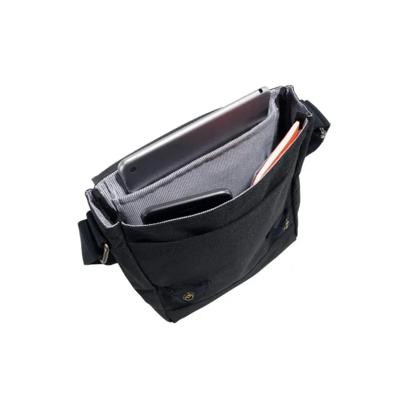 Carhartt Polyester Shoulder Bag, Crossbody Bag Unisex Black-4