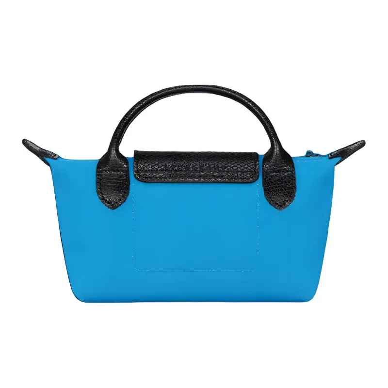 LONGCHAMP ToilerPaper Collaboration Recycled Polyester Canvas Tote Bag Shopping Bag Handbag Regular Women's Blue-3