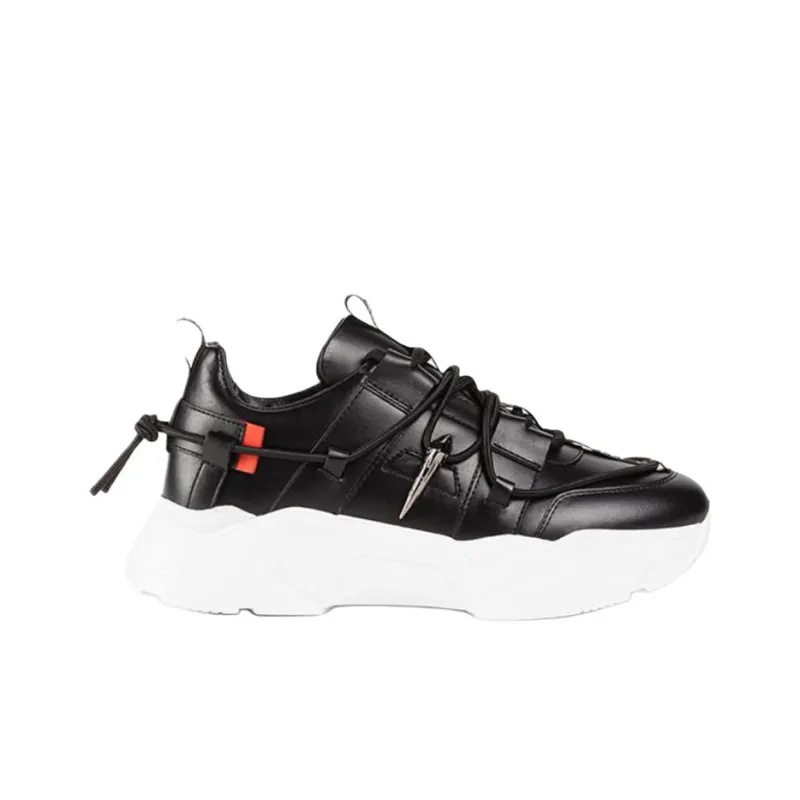 Roberto Cavalli RC Low-Top Casual Shoes Men's Black-1