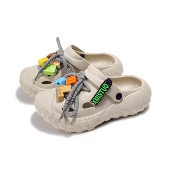 XMISTUO Detachable DIY Building Blocks Shoelaces Over Sandal Clogs Unisex