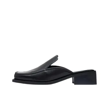 ST. AGNI Wrap-toe Slippers Women's Black