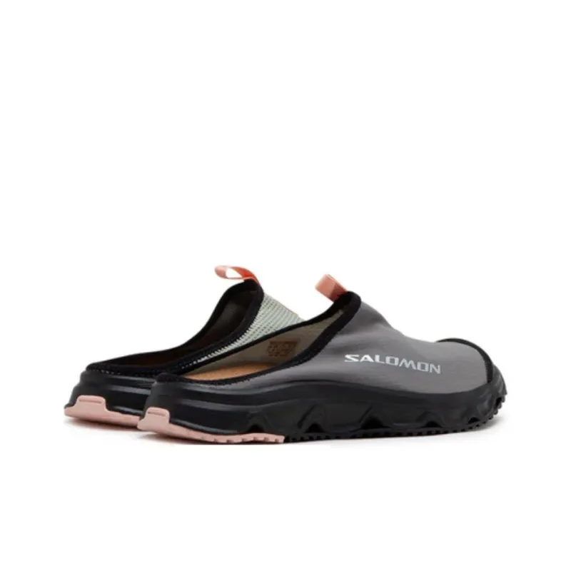 SALOMON RX Slide 3.0 Odor Resistant Slip Resistant Closed Toe Slippers Unisex Gray Black-2