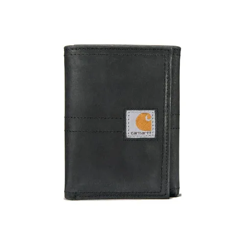 Carhartt Leather Wallet Unisex Black