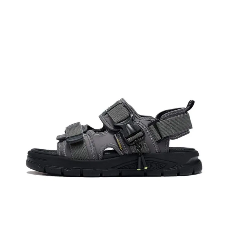 FAIRWHALE Beach Sandals Men's Black-2