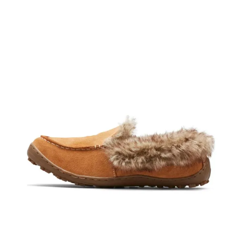 Columbia Min Waterproof And Warm Low-Top Casual Shoes Women's Brown Yellow-0