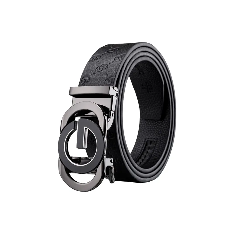 Canita Kolly G Style Automatic Buckle, Business Formal Leather Belts Men's Width  3.5cm-1