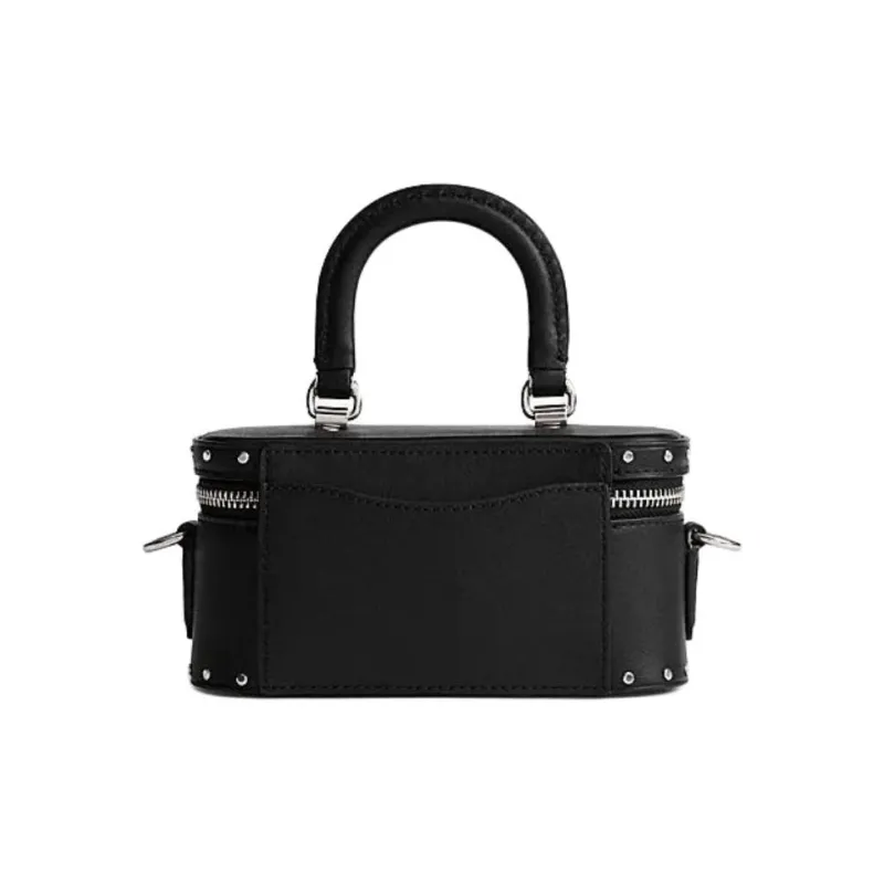COACH Trail Cow Leather Handbag, Shoulder Bag, Crossbody Bag Trumpets Women's Black-2