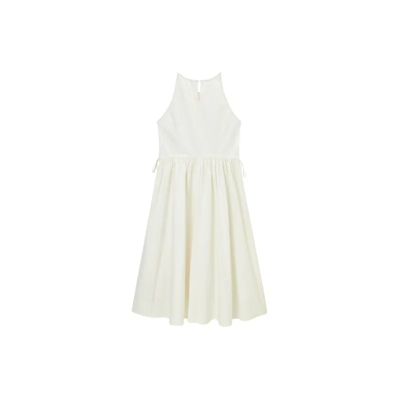 LEDIN Slip Dresses Women's Beige Yellow-1