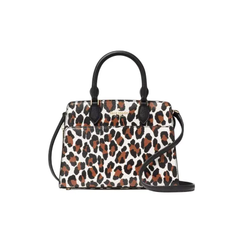 Kate Spade Cross-Patterned PVC Handbag Shoulder Bag Crossbody Bag Small Size Women's Cream