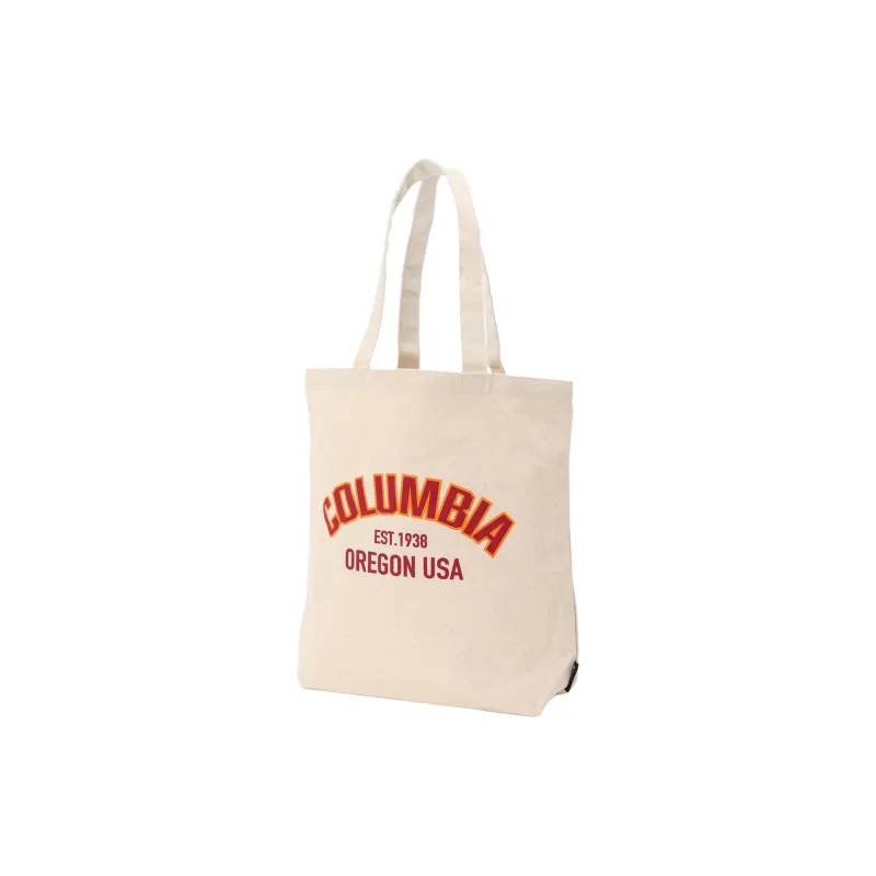 Columbia Canvas Canvas Bag Tote Bag Shopping Bag Shoulder Bag Handbag Regular Unisex Red-0