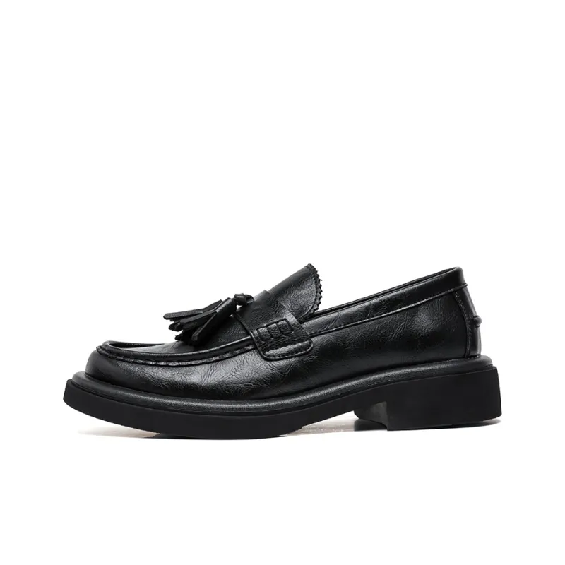 Chi Wolf Gommino Loafers Men Brown/Black-0