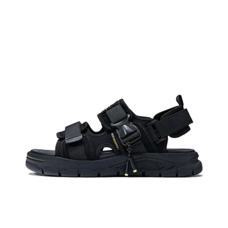 FAIRWHALE Beach Sandals Men's Black-0