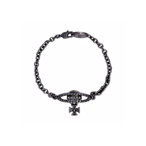 Vivienne Westwood Mayfair Black Crystal Bracelet