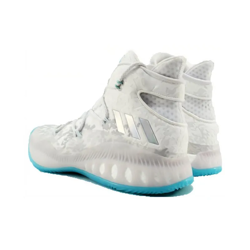 Adidas Crazy Explosive Slip Resistant High Top Basketball Shoes Men's White-2