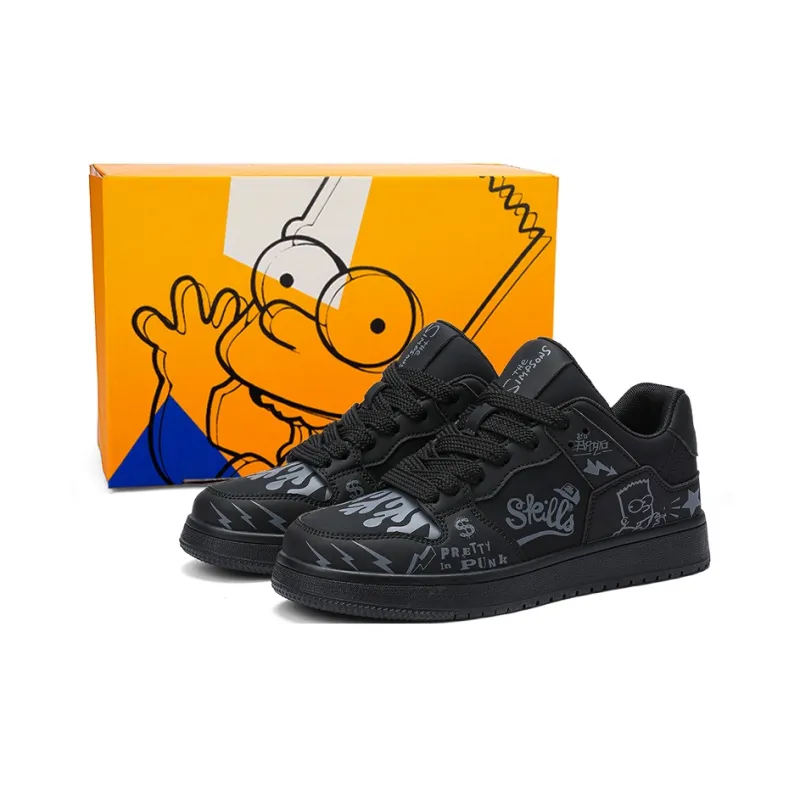 The Simpsons Low Top Skateboard Shoes Unisex-63