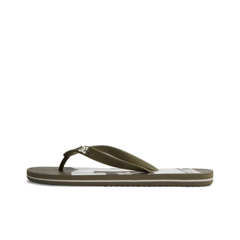 DC Shoes EVA Odor Resistant Slip Resistant Flip Flops Men's Green-0