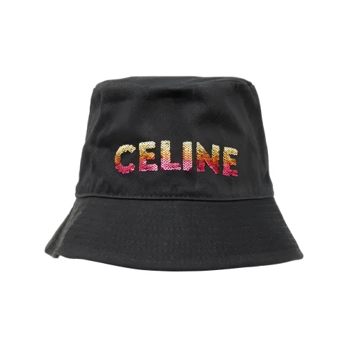 CELINE Bucket Hats Men Black