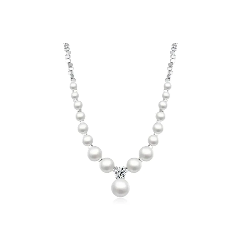 MISS TOOYA S925 Silver Necklaces Women's-0