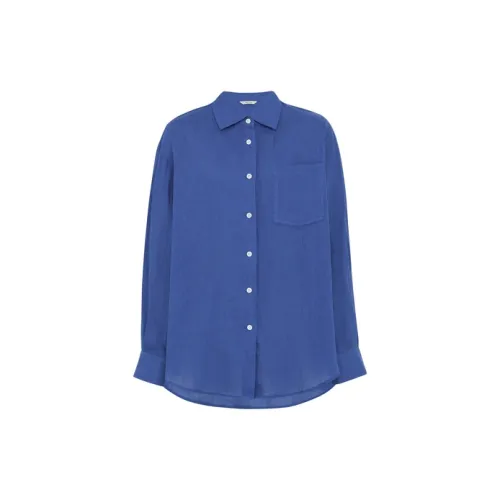 MEIYANG Shirts Women's Royal Blue