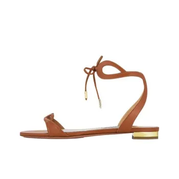 AQUAZZURA Tessa Strap Sandals Women's Brown