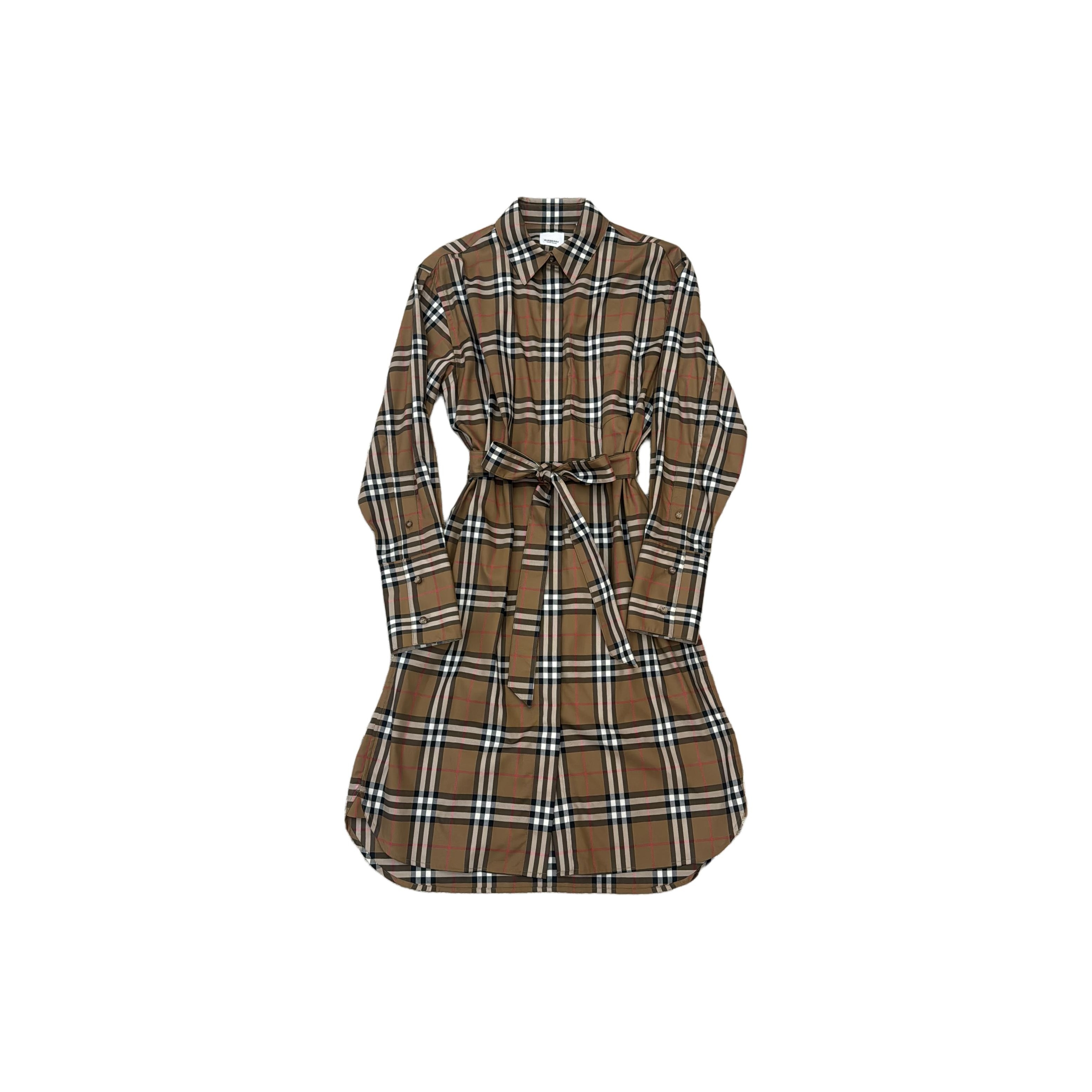 Burberry long sleeve dress, size popular 6m