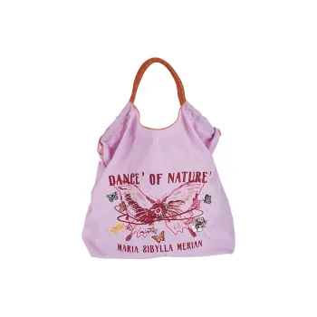The British Museum Nylon Shoulder Bags Handbags Regular Women's Purple/White