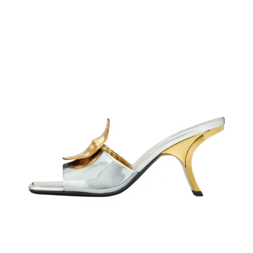 TORY BURCH Slide Slippers 8cm Women's Gold