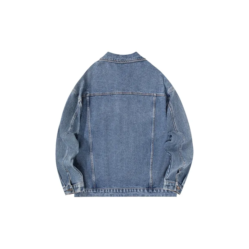 Suamoment American Casual Loose Fit Jacket Top Unisex-1