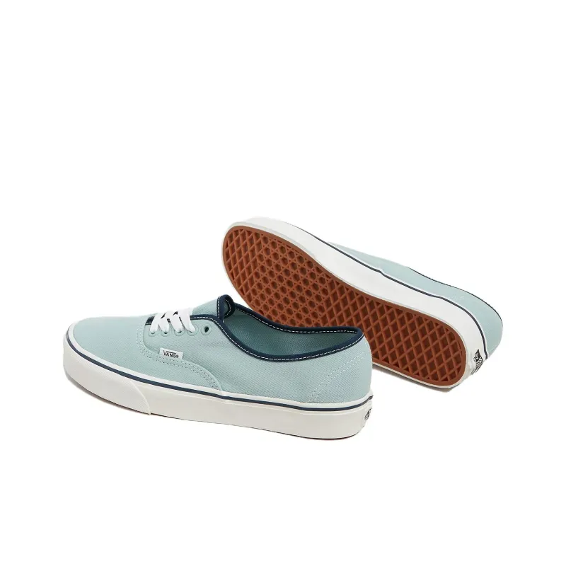 Vans Authentic Non slip Lightweight Low Top Skateboard Shoes Men's Cyan-3
