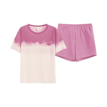 FENTENGCARE Pajama Set Women's Bright Pink