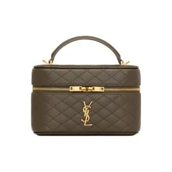 SAINT LAURENT GABY Lambskin Handbag Shoulder Bag Women's Light Musk