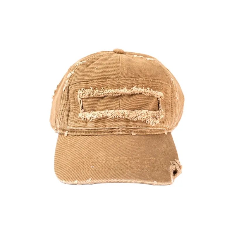 DIESEL Cotton Baseball Caps Men's Khaki-0